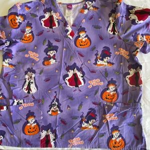 Disney Halloween Scrub
